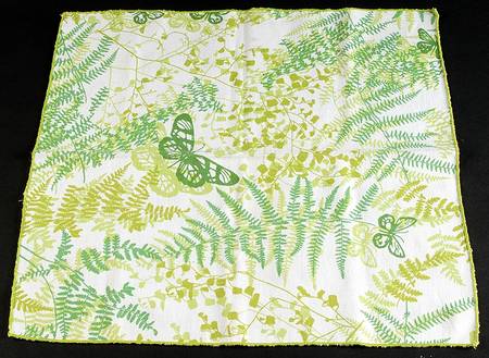 Lacy Fern Green Cloth Napkin