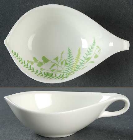 Lacy Fern Green Nut Dish