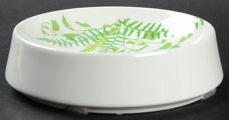 Lacy Fern Green Soap Dish