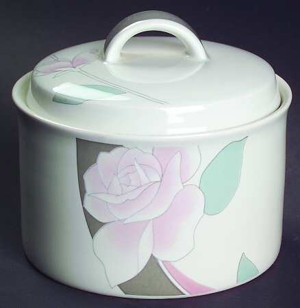 La Fleur Multicolor Sugar Bowl & Lid