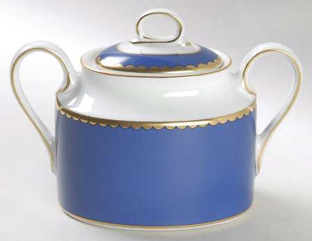 Lapis Blue Sugar Bowl & Lid