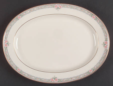 La Rose 14" Oval Serving Platter