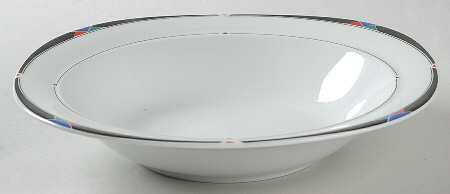 L. A. Style Black Rim Soup Bowl