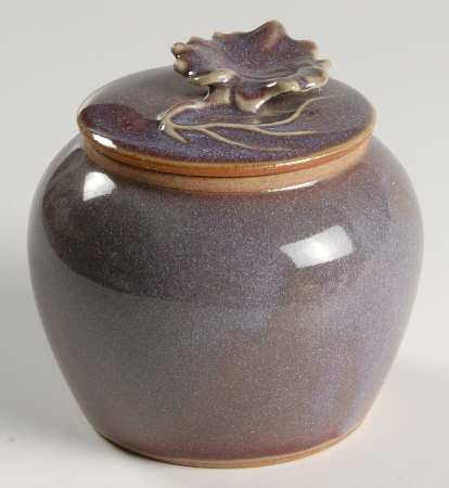 Laslo Lavender Sugar Bowl & Lid