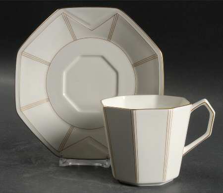 Latitudes Flat Cup & Saucer Set