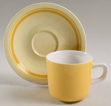 Lemon Ice Flat Cup & Saucer Set