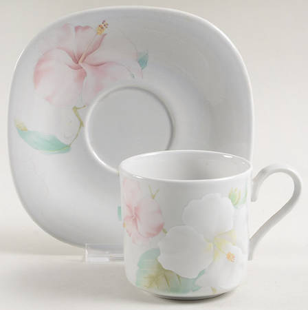 Leilani Flat Cup & Saucer Set by Mikasa