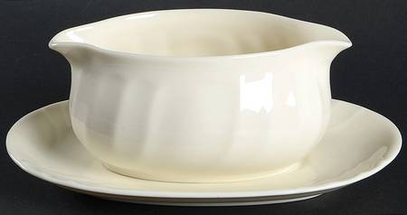 Legacy Ivory Gravy Boat & Underplate