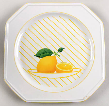 Lemons 12" Chop Plate (Round Platter)