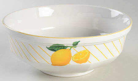 Lemons 8" Round Vegetable Bowl