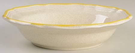 Lemon Peel Rim Soup Bowl