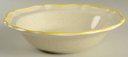 Lemon Peel 9" Round Vegetable Bowl