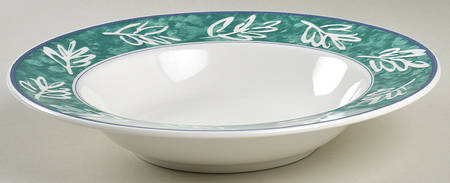 Leaf Song Large Rim Soup Bowl