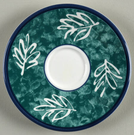 Leaf Song Saucer for Demitasse Cup