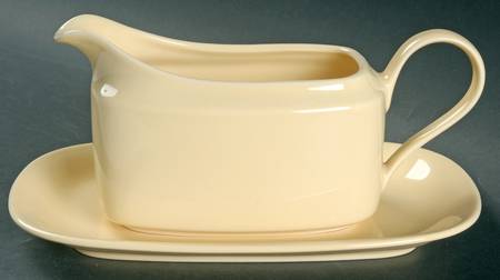 Lemon Whip Gravy Boat & Underplate