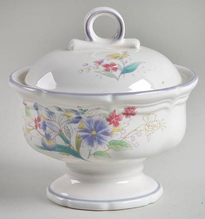 Lighthearted Sugar Bowl & Lid