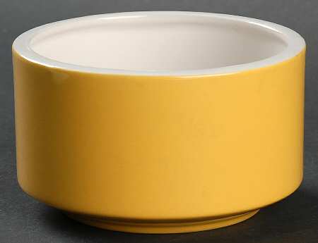 Light and Lively Yellow Sugar Bowl No Lid