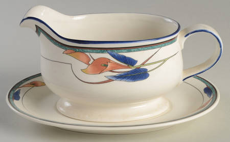Lily Royale Gravy Boat & Underplate