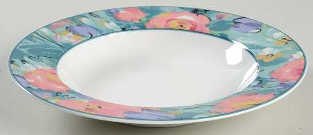 Love Bloom Large Rim Soup Bowl