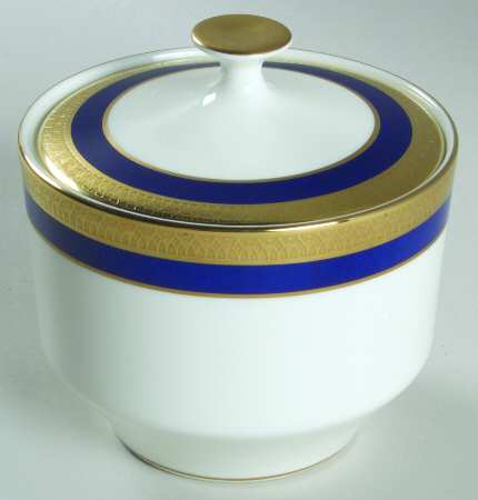 Lorenzo Cobalt Blue Sugar Bowl & Lid