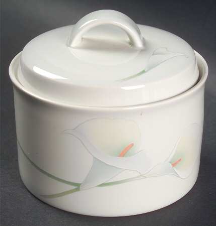 Long Stems Sugar Bowl & Lid