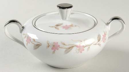 Lotus (2171, Fine China) Sugar Bowl & Lid