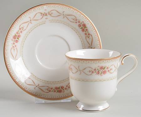Louis XVII Footed Cup & Saucer Set