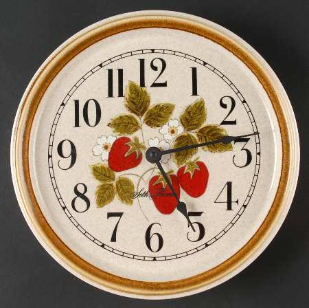 Luscious Clock Plate
