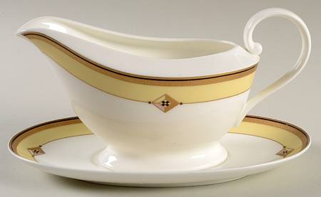 Luxura Saffron Gravy Boat & Underplate