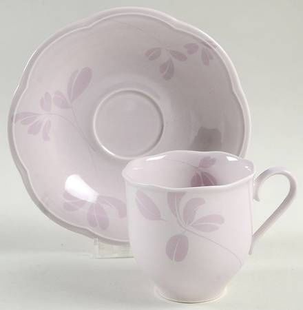 Lyric (Rondo, EJ102) Flat Cup & Saucer Set