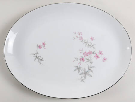 Marietta Bloom 16" Oval Serving Platter by Mikasa