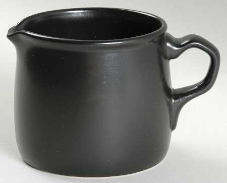 Matte Black Creamer