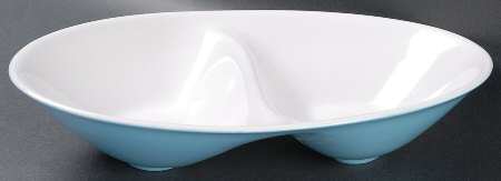Maggi 10" Oval Divided Vegetable Bowl