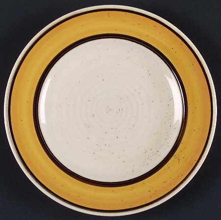 Mandarin Gold Salad Plate