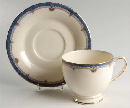 Majestic Hall Footed Cup & Saucer Set