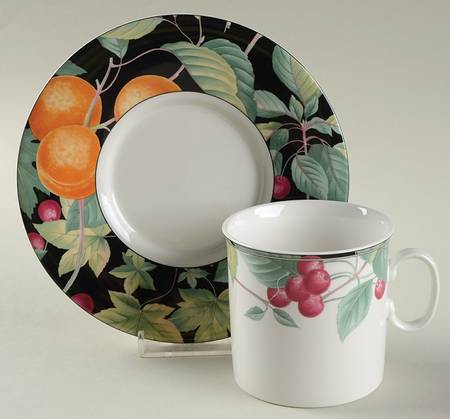 Majestic Meadow Flat Cup & Saucer Set