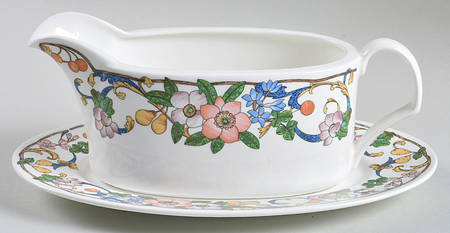 Magical Meadow Gravy Boat & Underplate (Relish/Butter)