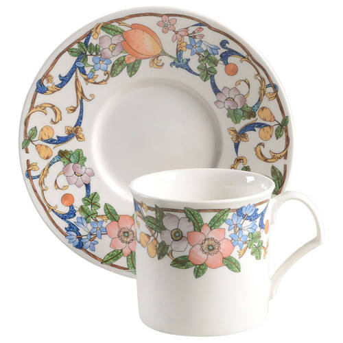 Magical Meadow Flat Cup & Saucer Set