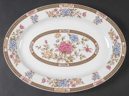 Mandalay (L9018) 14" Oval Serving Platter