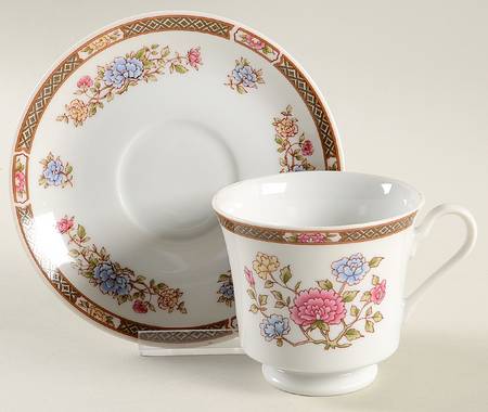 Mandalay (L9018) Footed Cup & Saucer Set