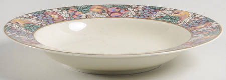 Majestic Orchard Rim Soup Bowl