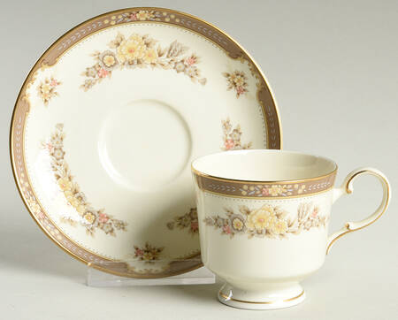 Marquis Footed Demitasse Cup & Saucer Set by Mikasa
