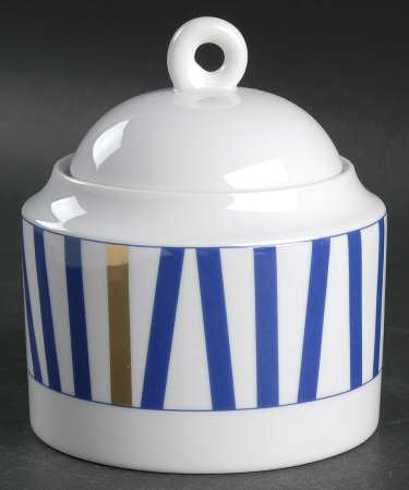 Marquee Blue Sugar Bowl & Lid