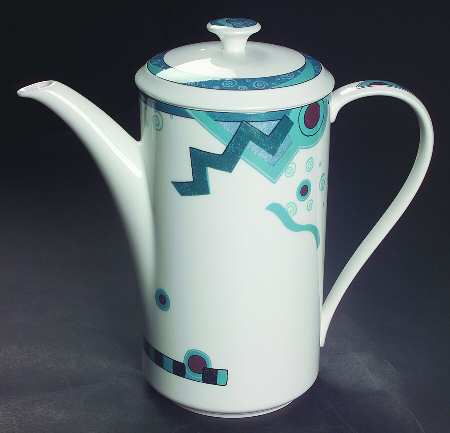 Masquerade Coffee Pot & Lid