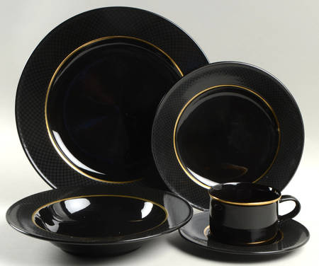 Matrix Black 5 Piece Place Setting