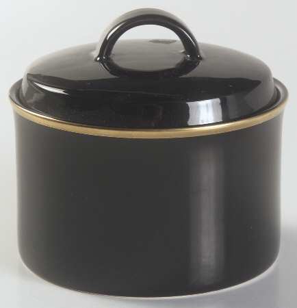 Matrix Black Sugar Bowl & Lid