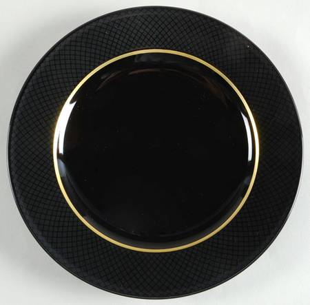 Matrix Black Salad Plate