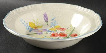 Meadow Breeze 9" Round Vegetable Bowl