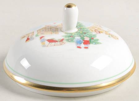 Merry Christmas Lid for Sugar Bowl