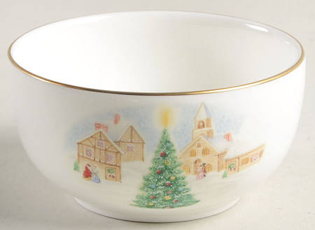 Merry Christmas Sugar Bowl No Lid